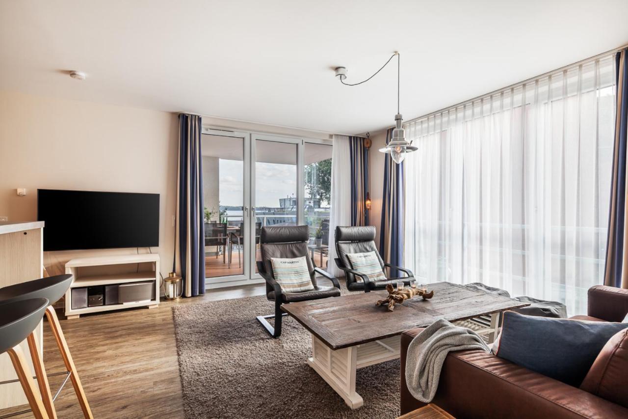 Apartmenthaus Hafenspitze Ap 5 - "Am Yachthafen 5" - Blickrichtung Offenes Meerstrandpromenade Eckernfoerde Exterior photo